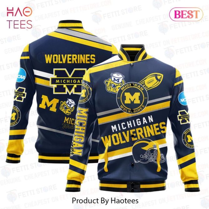 Michigan Wolverines Bomber Jacket - Stylish Ncaa Team Gear For Fans