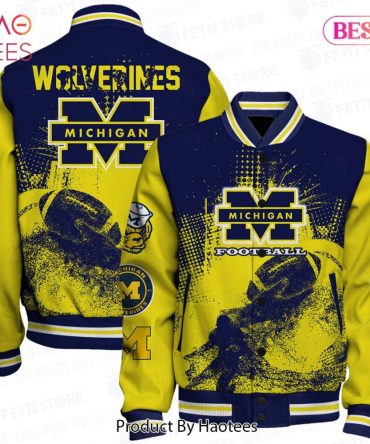 Michigan Wolverines Varsity Jacket - Bold Blue & Yellow College Football Apparel