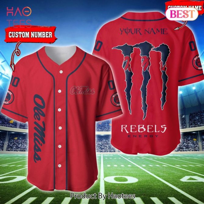 Custom Ole Miss Rebels Jersey - Personalized Name & Number - Premium Fan Gear