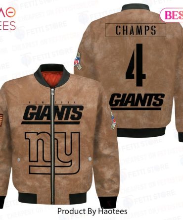 Available New York Giantsnational Football League   Unisex Aop Bomber Jacket