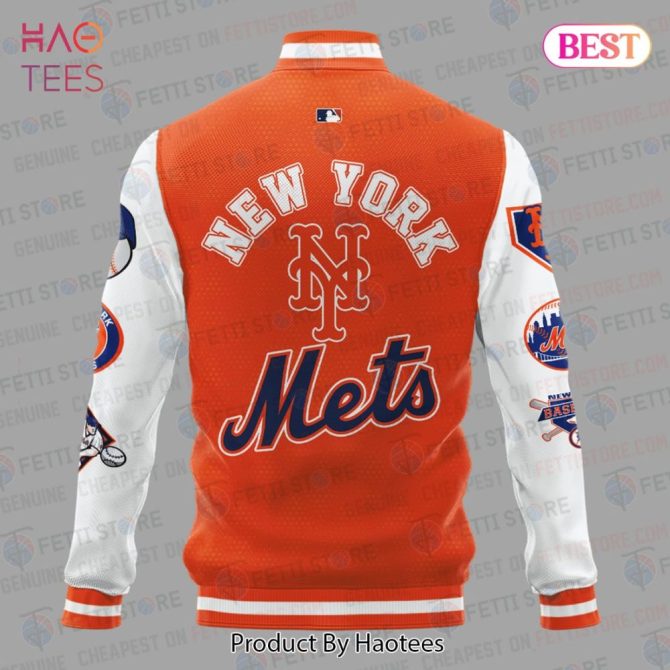 Authentic New York Mets Varsity Jacket – Stylish Mlb Fan Apparel - Image 3