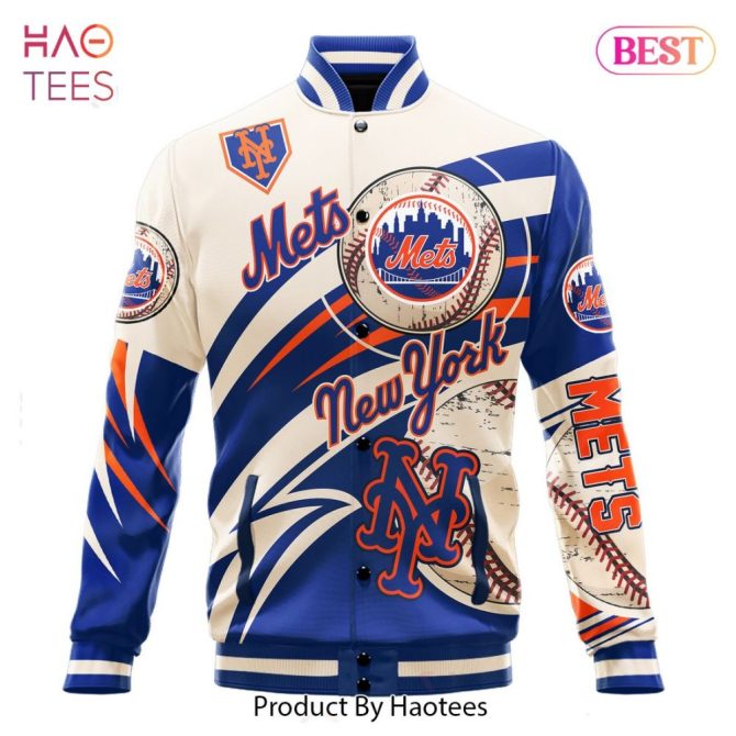 Ny Mets Retro Baseball Jacket - Vintage Style, Bold Team Graphics, Perfect For Fans! - Image 2
