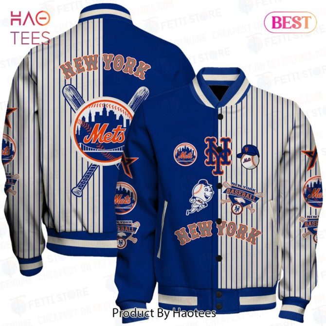 Ny Mets Baseball Varsity Jacket - Stylish Fan Gear For Ultimate Comfort & Team Pride