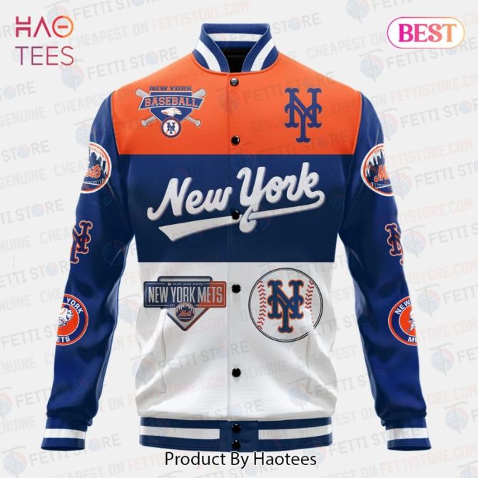 New York Mets Varsity Jacket - Stylish Team Spirit Apparel By Haotees - Image 2