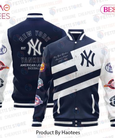 Ny Yankees Varsity Jacket - Stylish Baseball Fan Gear By Haotees