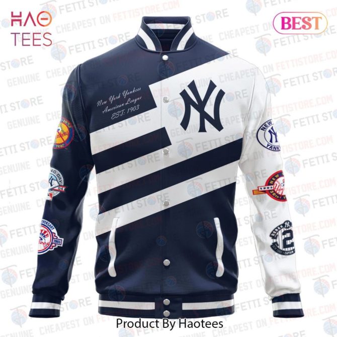 Ny Yankees Varsity Jacket - Stylish Baseball Fan Gear By Haotees - Image 2