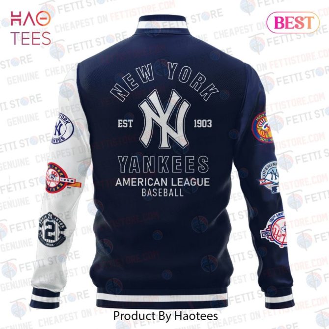 Ny Yankees Varsity Jacket - Stylish Baseball Fan Gear By Haotees - Image 3