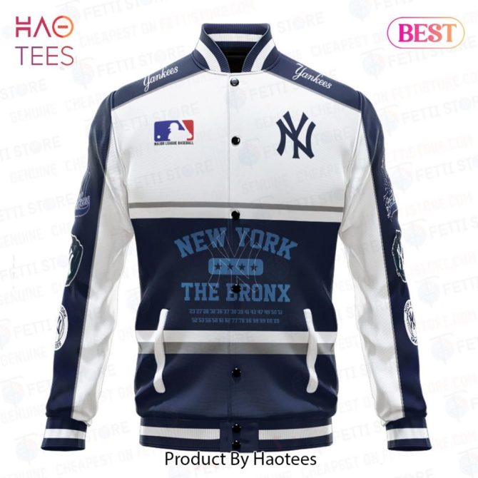 Ny Yankees Bomber Jacket - Stylish New York Bronx Baseball Apparel By Haotees - Image 2