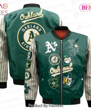 Available Oakland Athleticsmajor League Baseball   Unisex Aop Bomber Jacket