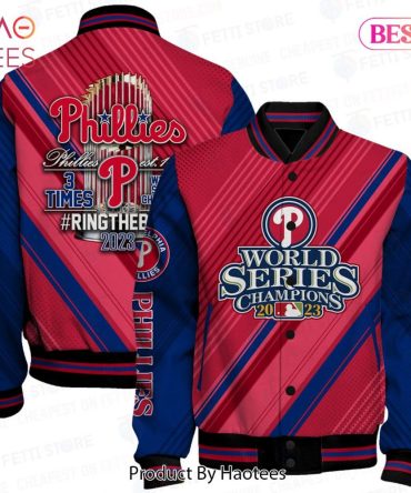 Celebrate In Style: Phillies 2023 World Series Champions Jacket - Limited Edition!