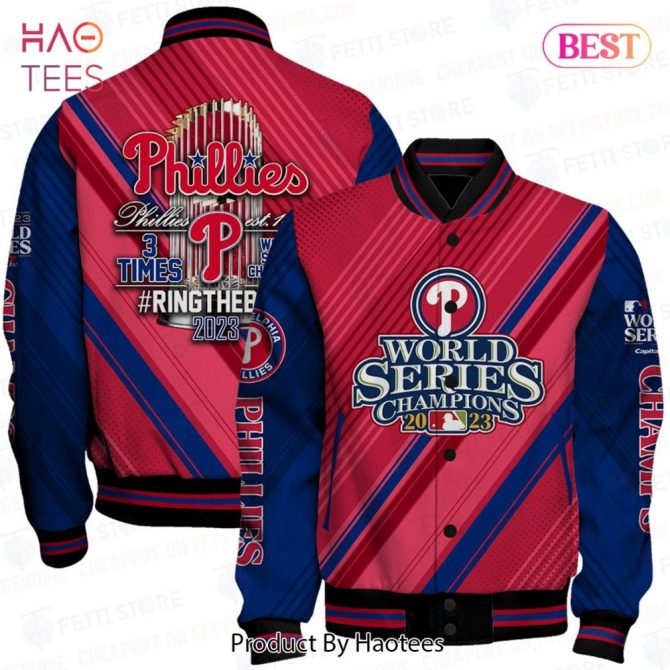 Celebrate In Style: Phillies 2023 World Series Champions Jacket - Limited Edition!