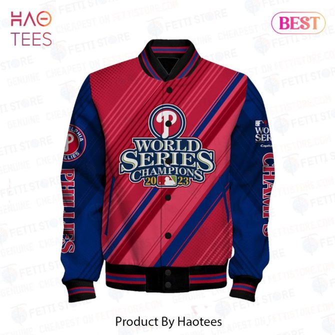 Celebrate In Style: Phillies 2023 World Series Champions Jacket - Limited Edition! - Image 2