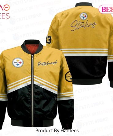 Available Pittsburgh Steelersnational Football League Aop Bomber Jacket