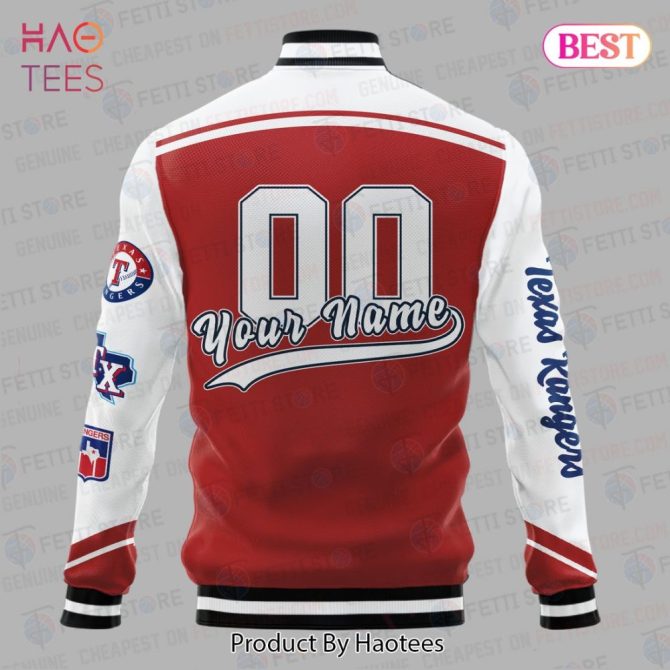 Custom Texas Rangers Varsity Jacket - Personalized Name & Number, Stylish Fan Gear - Image 3