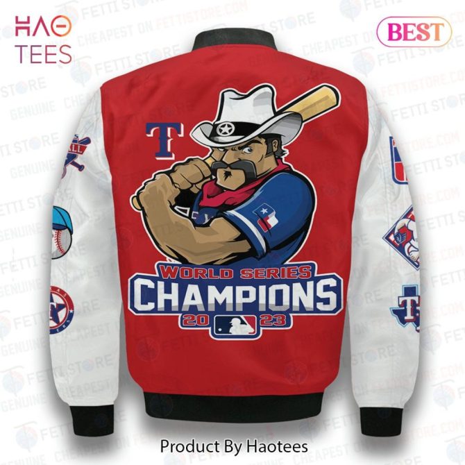 Available Texas Rangersmaijor Baseball League Aop Bomber Jacket - Image 3