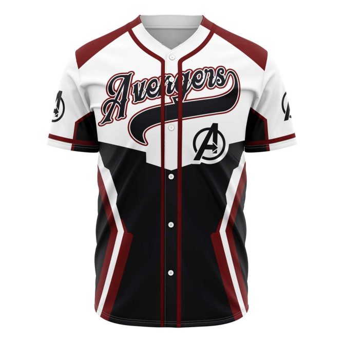 Avengers Baseball Jersey - Stylish Superhero Team Apparel For Fans