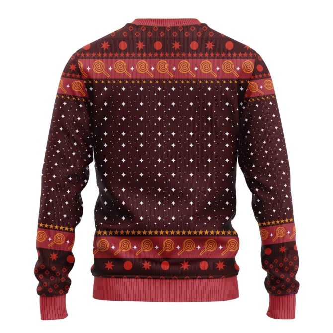 Cozy Christmas Gingerbread Sweater - Festive Holiday Knit With Santa Hat Design - Image 2
