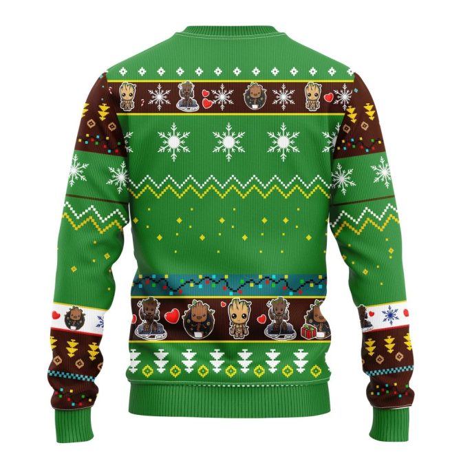 Baby Groot Ugly Christmas Sweater Green- Amazing Gift Idea Thanksgiving Gift - Image 2