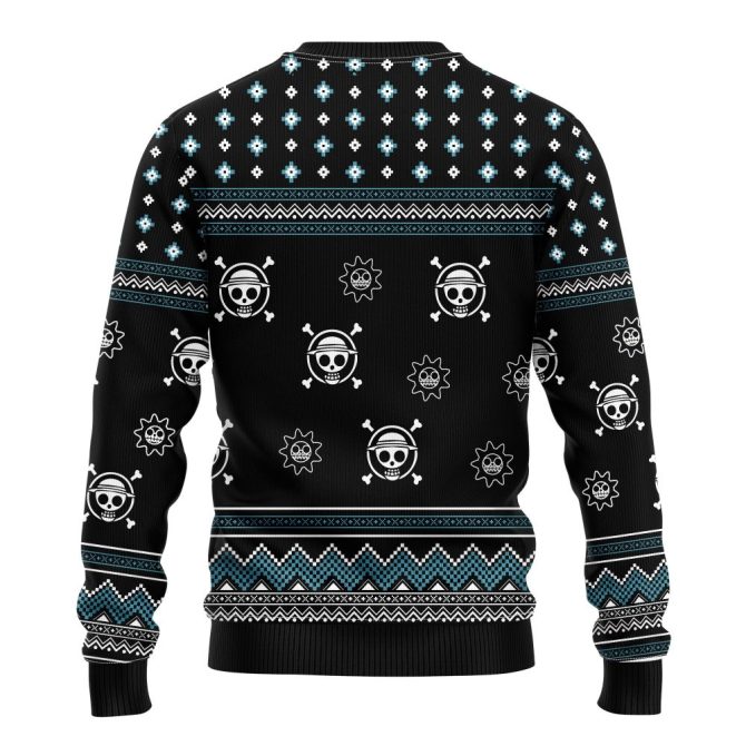 Cozy One Piece Anime Sweater - Colorful Character Design, Perfect For Fans! - Image 2
