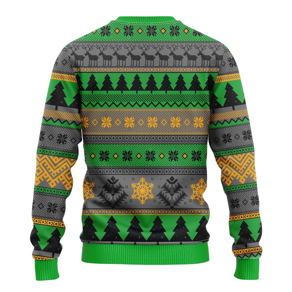 Festive Nightmare Before Christmas Sweater ? Spooky Santa Design For Holiday Fun! - Image 2