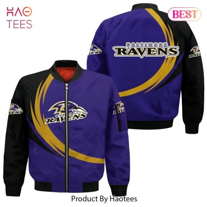 Stylish Baltimore Ravens Bomber Jacket - Show Your Team Spirit In Comfort & Style