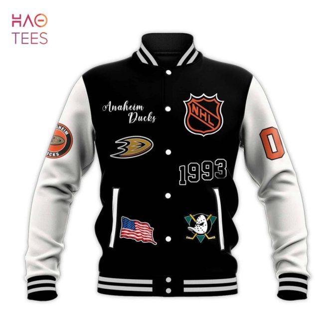 Custom Anaheim Ducks Varsity Jacket - Personalized Name & Number - Nhl Fan Gift - Image 2
