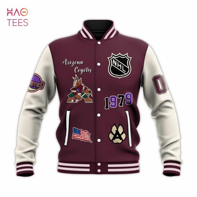 Custom Arizona Coyotes Varsity Jacket - Personalize Name & Number - Nhl Fan Gift - Image 2
