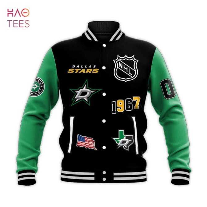 Custom Nhl Dallas Stars Varsity Jacket - Personalized Name & Number, Stylish Fan Gear - Image 2