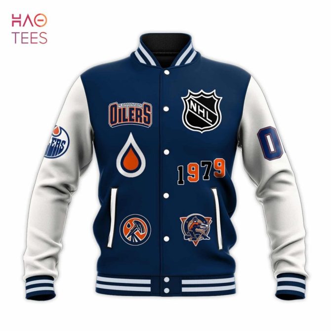 Custom Nhl Varsity Jacket - Personalize Your Name & Number - Oilers Fan Gear - Image 2