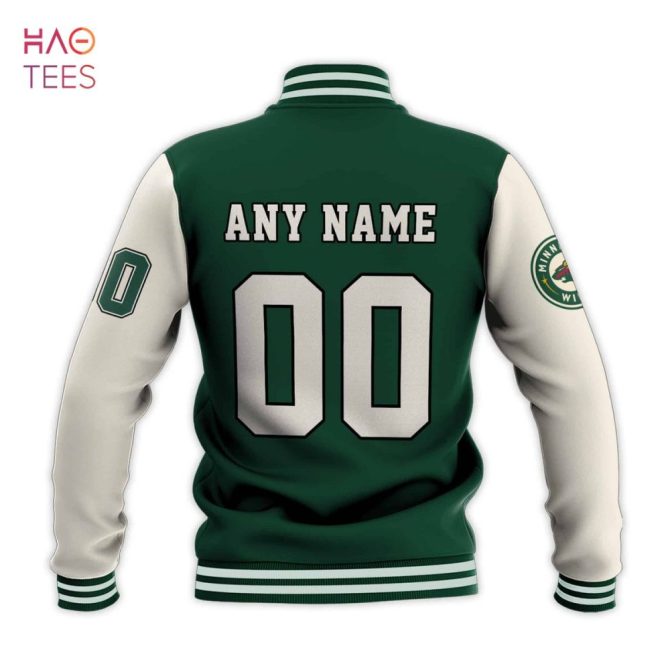 Custom Minnesota Wild Nhl Varsity Jacket - Personalized Name & Number, Limited Edition 2000 - Image 3