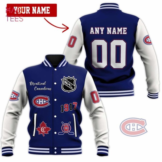 Custom Montreal Canadiens Nhl Varsity Jacket – Personalize With Your Name & Number