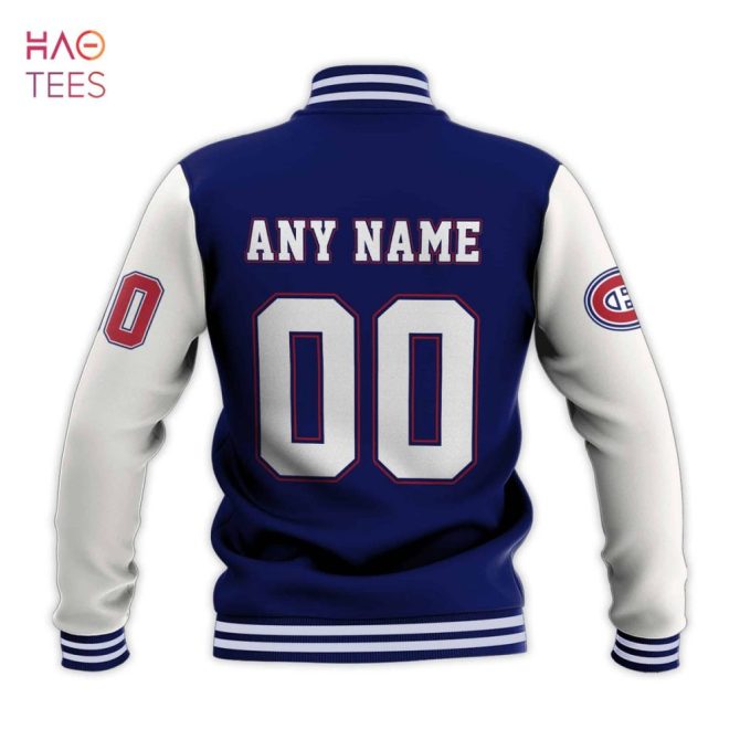 Custom Montreal Canadiens Nhl Varsity Jacket – Personalize With Your Name & Number - Image 3