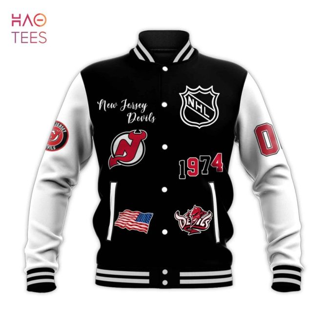 Custom New Jersey Devils Varsity Jacket – Personalized Name & Number, Nhl Fan Gift - Image 2
