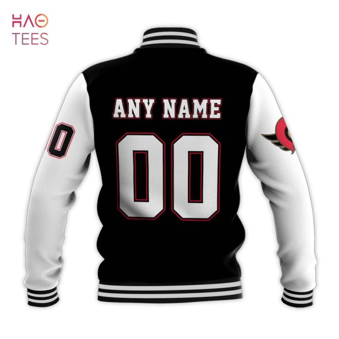Customizable Ottawa Senators Varsity Jacket - Add Your Name & Number - Nhl Fan Gear - Image 3