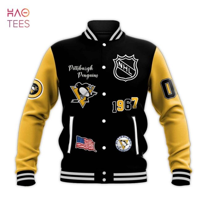 Custom Pittsburgh Penguins Varsity Jacket – Personalize Name & Number, Nhl Style - Image 3