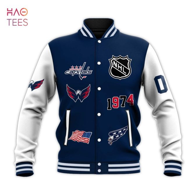 Custom Nhl Varsity Jacket - Personalize Name & Number - Perfect Gift For Hockey Fans! - Image 2