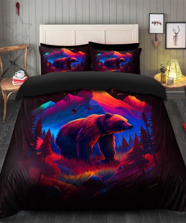 Bear Mountain Bedding Set Duvet Cover And 2 Pillowcases