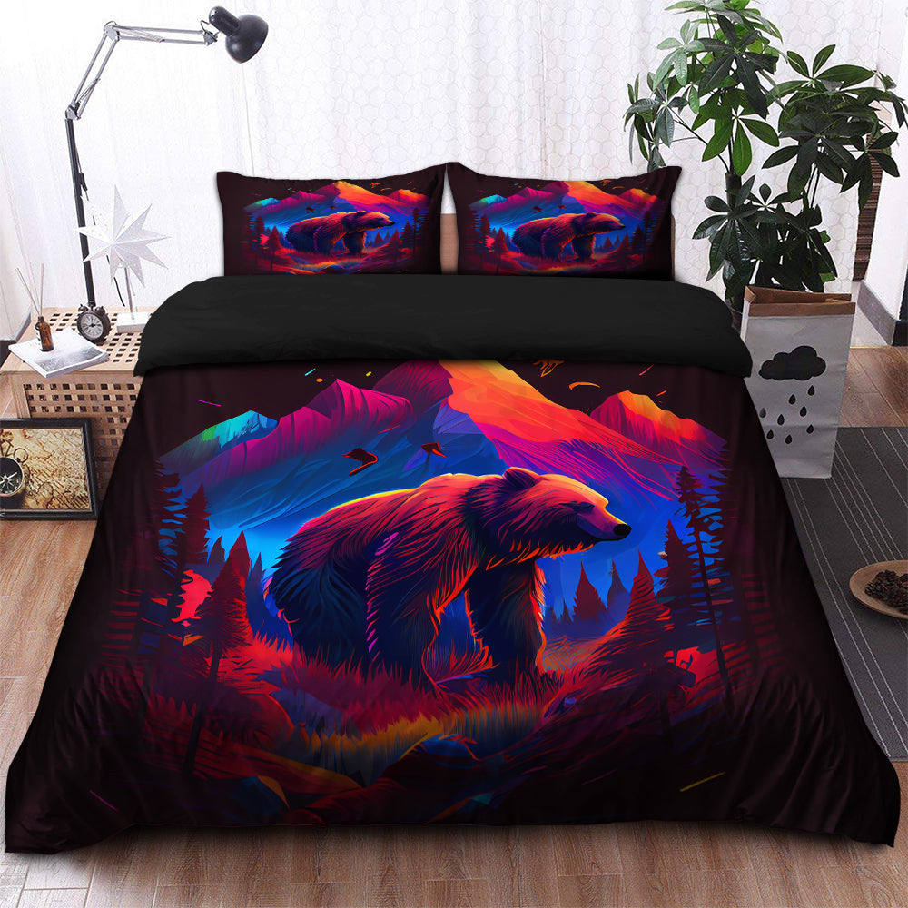 Bear Mountain Bedding Set Duvet Cover And 2 Pillowcases - Image 2