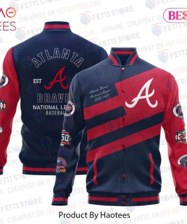 Atlanta Braves Varsity Jacket - Official Mlb Team Apparel, Stylish & Comfortable