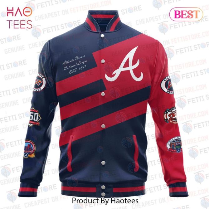 Atlanta Braves Varsity Jacket - Official Mlb Team Apparel, Stylish & Comfortable - Image 2