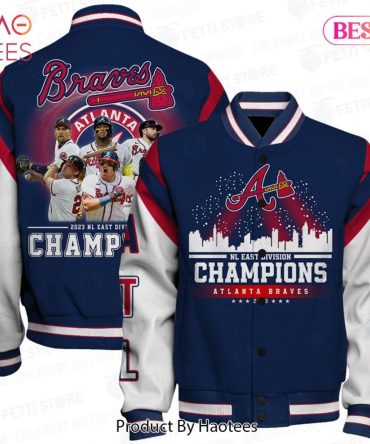 Atlanta Braves 2023 Nl East Champions Varsity Jacket – Celebrate In Style!