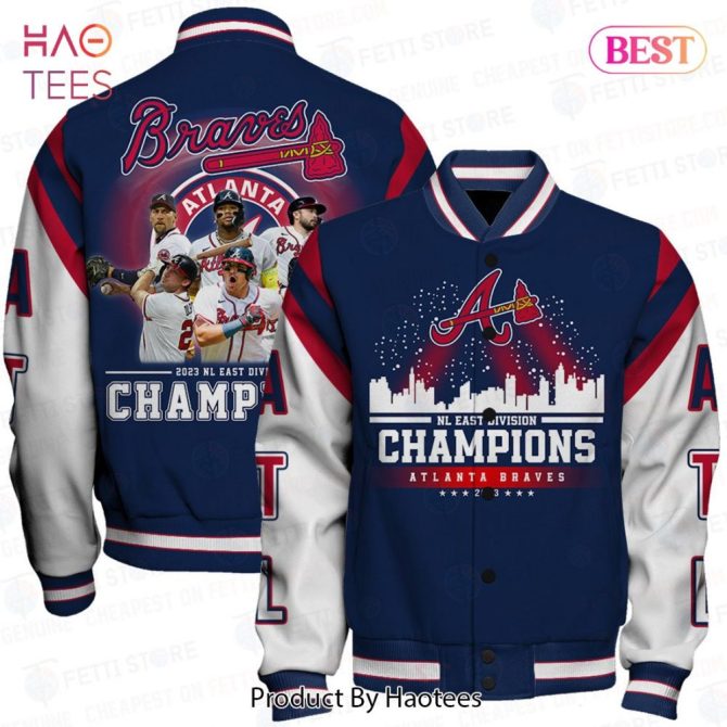 Atlanta Braves 2023 Nl East Champions Varsity Jacket – Celebrate In Style!