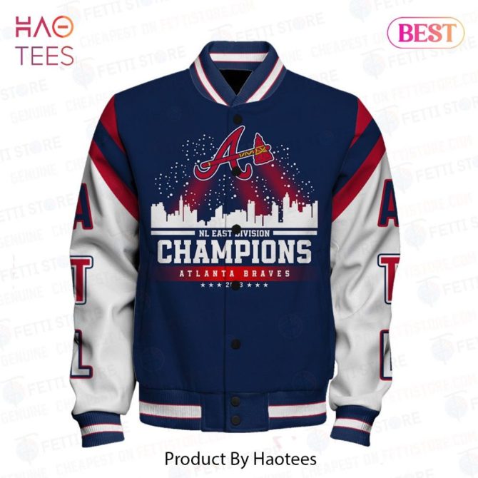 Atlanta Braves 2023 Nl East Champions Varsity Jacket – Celebrate In Style! - Image 2