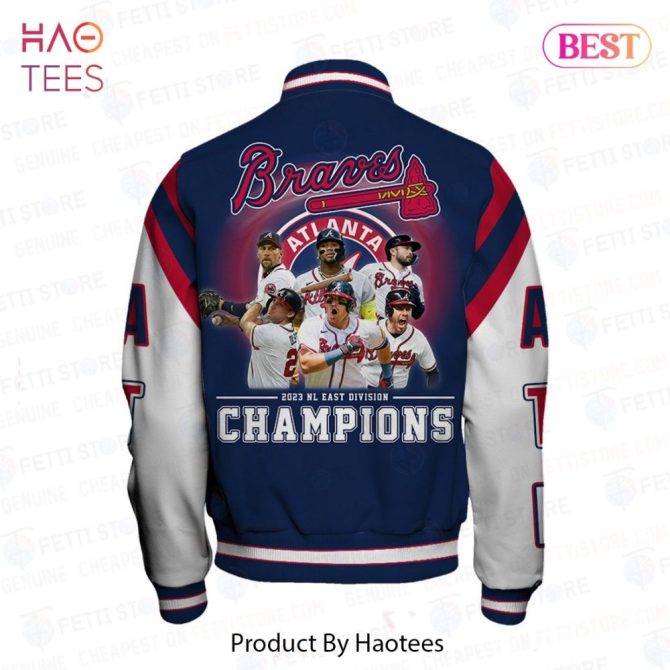 Atlanta Braves 2023 Nl East Champions Varsity Jacket – Celebrate In Style! - Image 3