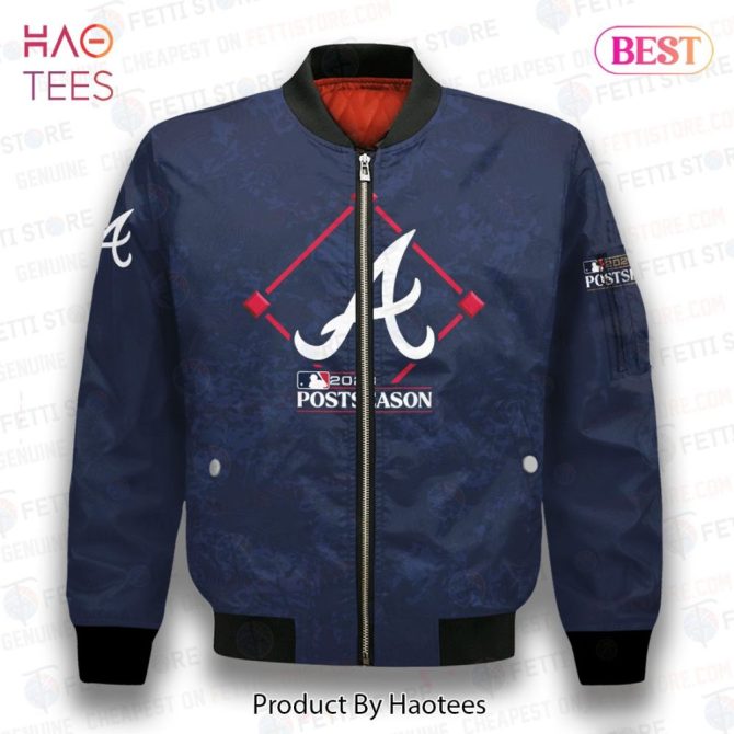 Best Atlanta Bravesmajor League Baseball Aop Bomber Jacket - Image 2