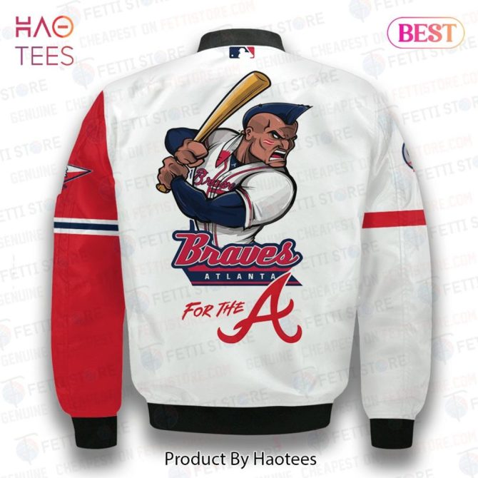 Best Atlanta Bravesmajor League Baseball Aop Bomber Jacket Playoff - Image 3
