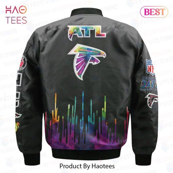 Best Atlanta Falconsnational Football League Aop Bomber Jacket - Image 3