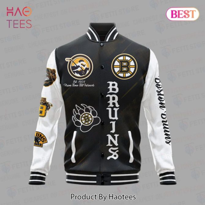 Boston Bruins Varsity Jacket - Stylish & Warm Fan Gear For Hockey Enthusiasts - Image 2