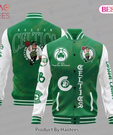 Boston Celtics Varsity Jacket - Stylish Green & White Fan Gear For True Supporters