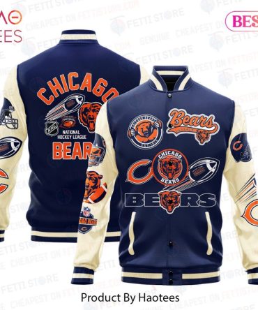Chicago Bears Varsity Jacket - Stylish Nfl Fan Apparel By Haotees
